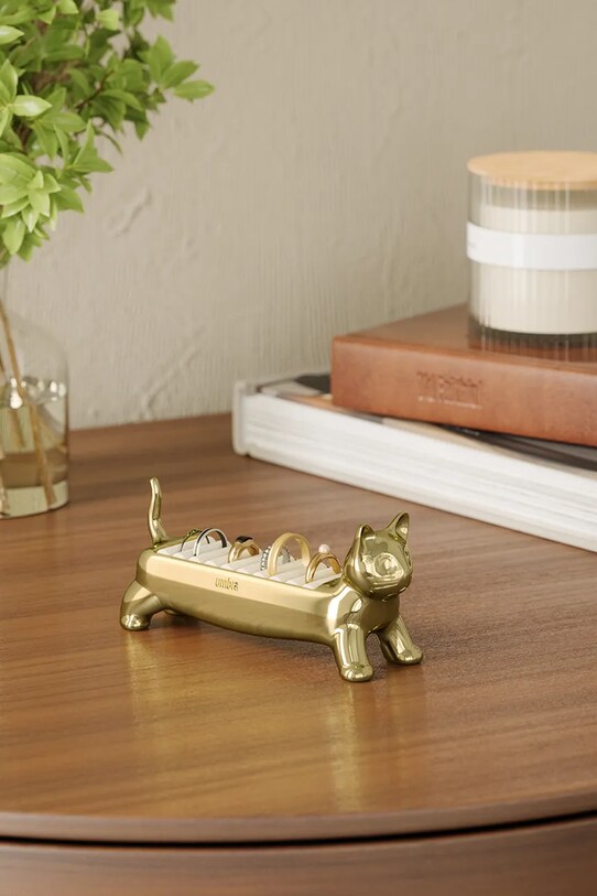 Umbra stojak na pierścionki Ali 1023419.104 żółty