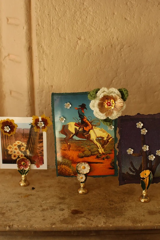 Doing Goods uchwyty na kartki okolicznościowe Posy Card 6 x 2,7 x 2 cm 3-pack żółty 1.10.40.044.923.2