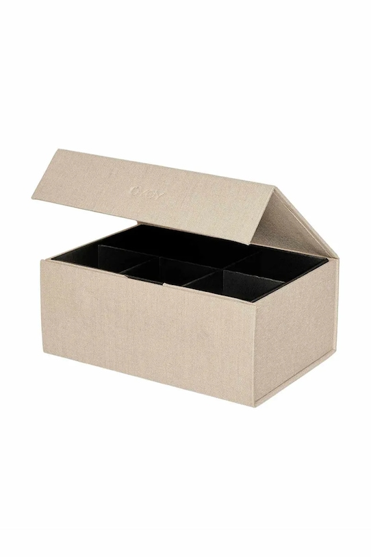 OYOY pudełko na biżuterię Hako 25 x 18 x 10,5 cm beżowy L301148