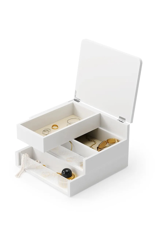 Umbra szkatułka do przechowywania 24 x 24 x 15 cm 1023443.660 biały AA00