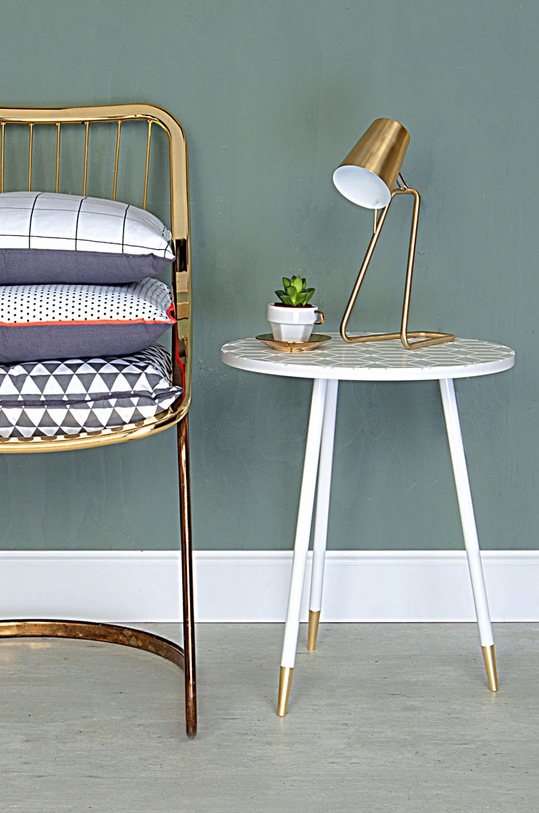 Leitmotiv lampa stołowa żółty LM1129