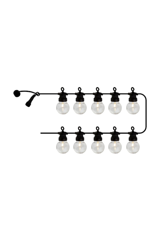 Sirius Ghirlandă cu LED-uri Lucas Start set, 10 LED 3 m negru 69600
