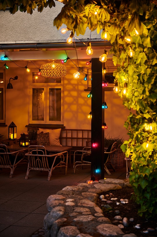 Lifestyle Sirius girlanda solarna led Lucas Solar Start set. 10 LED 3 m 69611 czarny