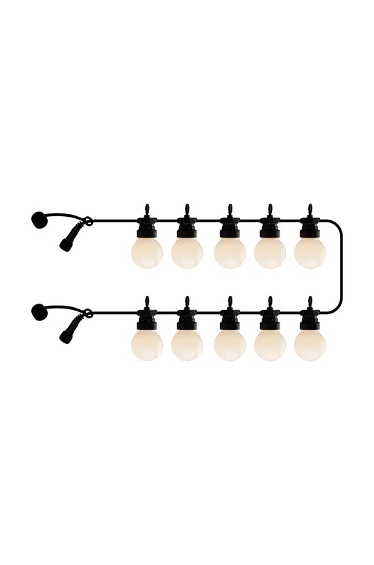 Sirius girlanda LED Lucas Suppl. Set, 10 LED 3 m czarny 69615