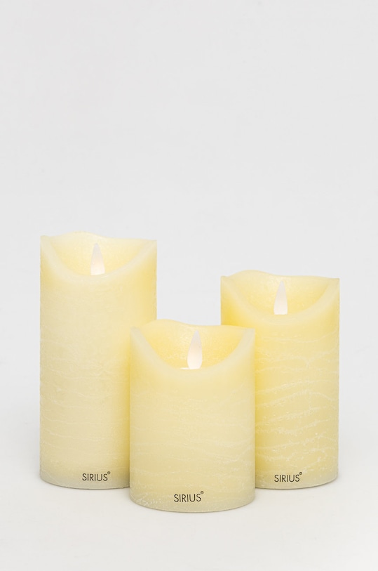 Sirius set de lumanari LED Sara (3-pack) bej 80017