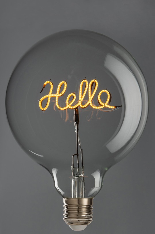 Obývacia izba a spálňa J-Line Ozdobná žiarovka 10670 žltá