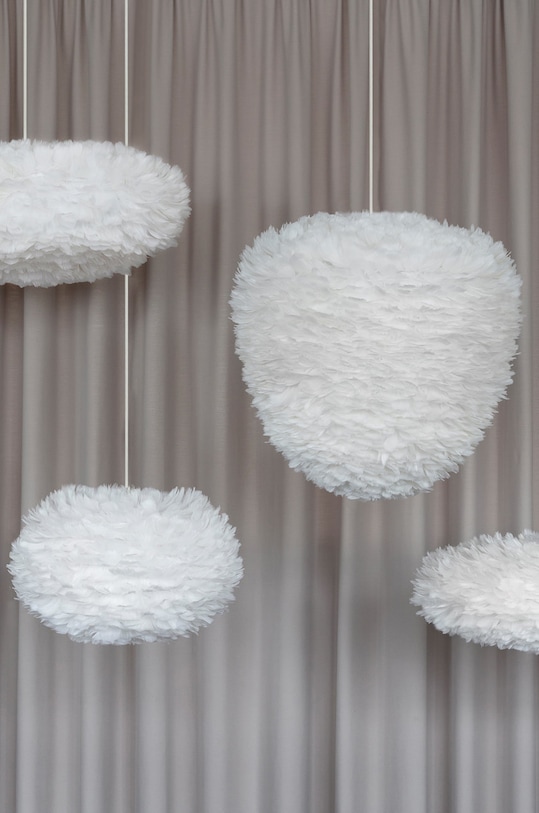 Salon i sypialnia Umage abażur Eos Evia Medium 2349.Umage biały