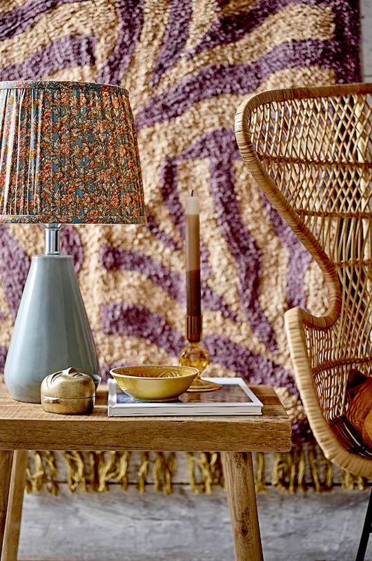 Bloomingville lampa stołowa 82053598 zielony AA00