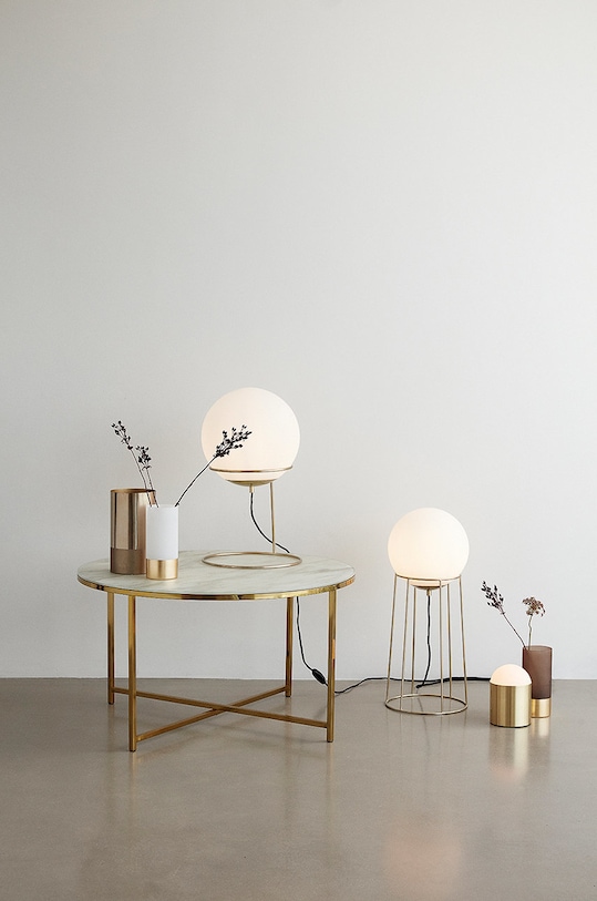 Настільна лампа Hübsch Balance Small 890605 жовтий AA00