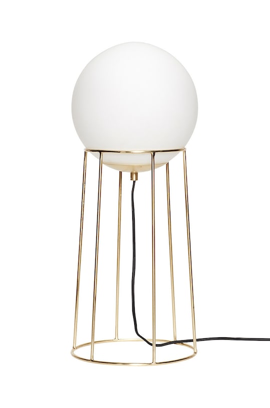 Hübsch lampa stołowa Balance Large żółty 890606