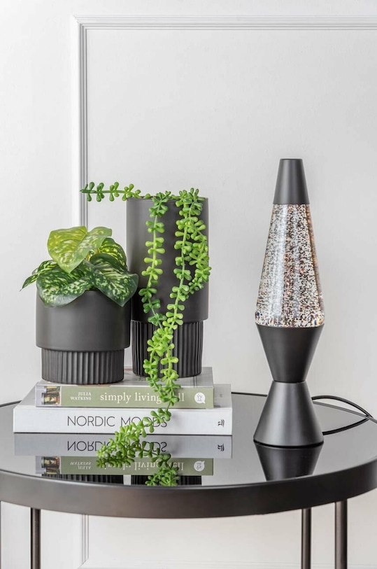 Salon i sypialnia Leitmotiv lampa stołowa LM1921BK czarny