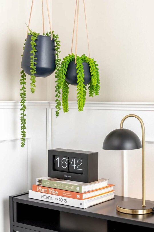 Stolná lampa Leitmotiv čierna LM1944BK