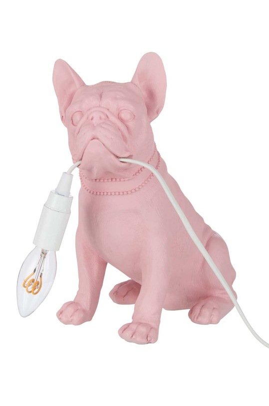 J-Line lampa stołowa Bulldog różowy 32515