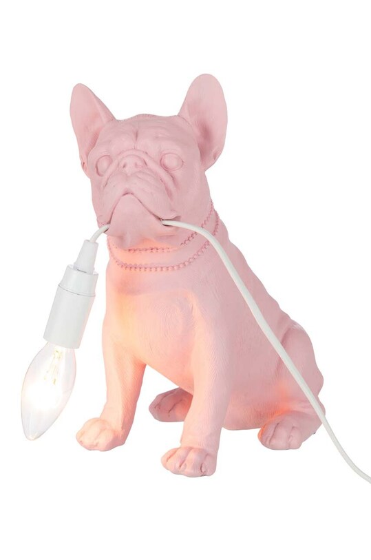 J-Line lampa stołowa Bulldog 32515 różowy AA00