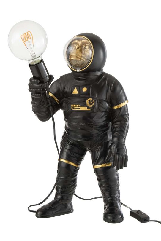 Настольная лампа J-Line Astronaut 26784 чёрный AA00