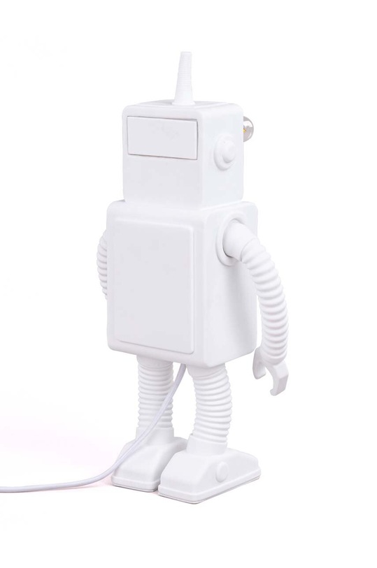 Вітальня та спальня Настільна лампа Seletti Robot Lamp 14710 білий