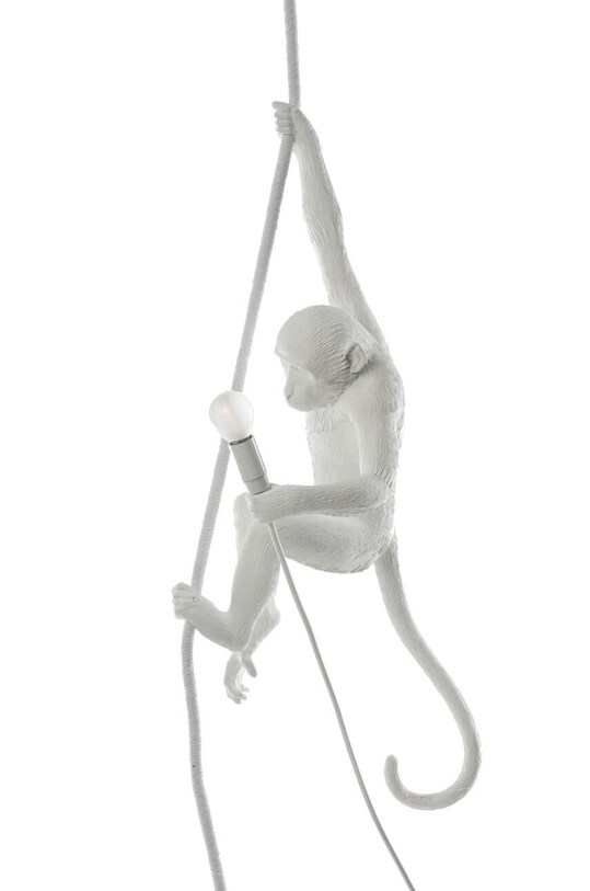 Κρεμαστό φωτιστικό Seletti The Monkey Lamp Ceiling 14883 λευκό AA00
