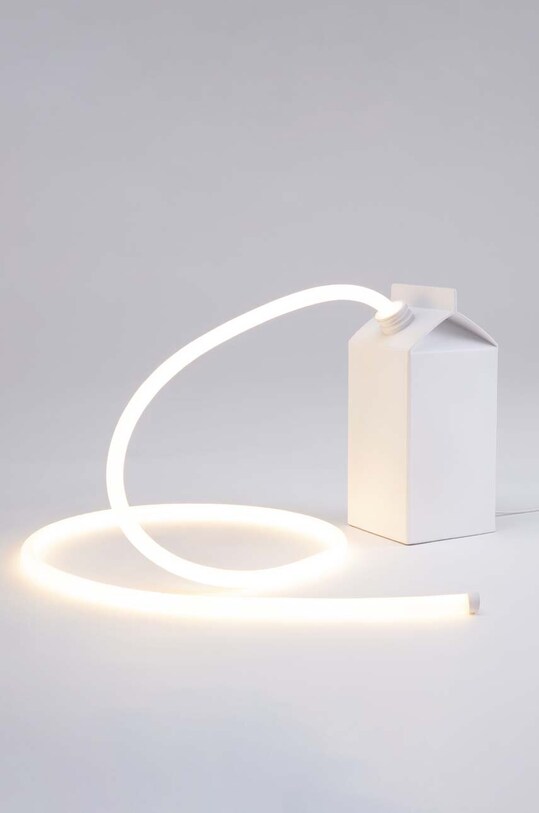 Seletti lampă cu led Daily Glow Milk 15351. alb AA00