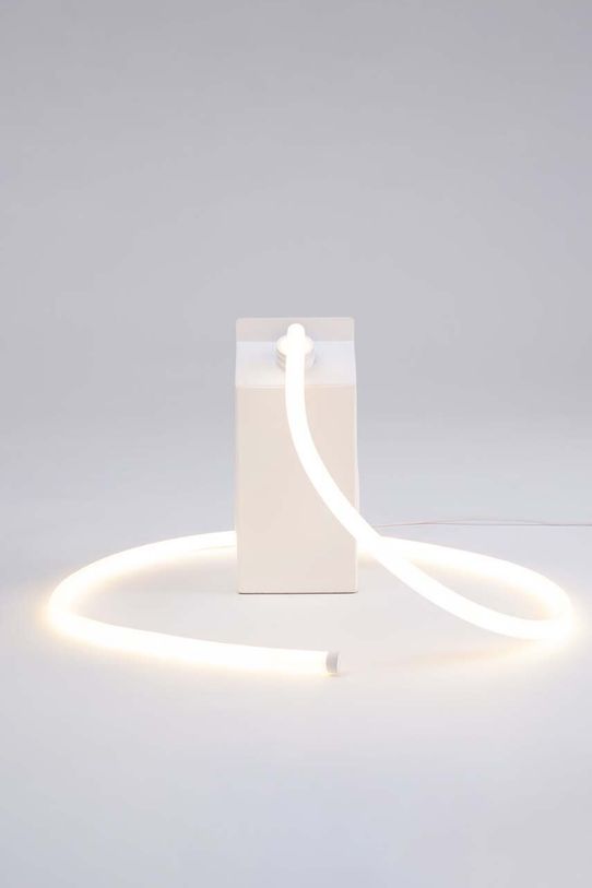 Вітальня та спальня Світлодіодна лампа Seletti Daily Glow Milk 15351. білий