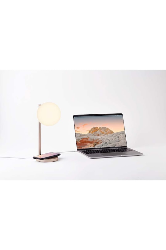 Lampa s bezdrátovou nabíječkou Lexon Bubble Lamp LH70D