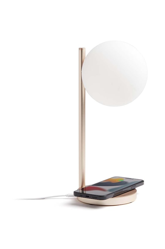 Lampa s bezdrátovou nabíječkou Lexon Bubble Lamp LH70D žlutá AA00