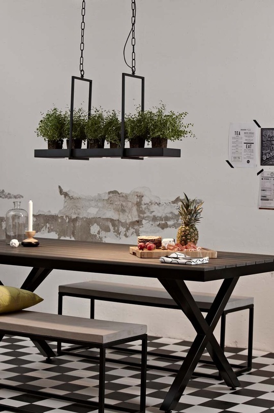 Living și dormitor Markslöjd lampă suspendată Tray 105780 negru