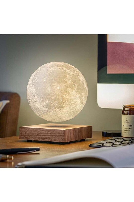 Living și dormitor Gingko Design lampă cu led Smart Moon Lamp G019WT maro