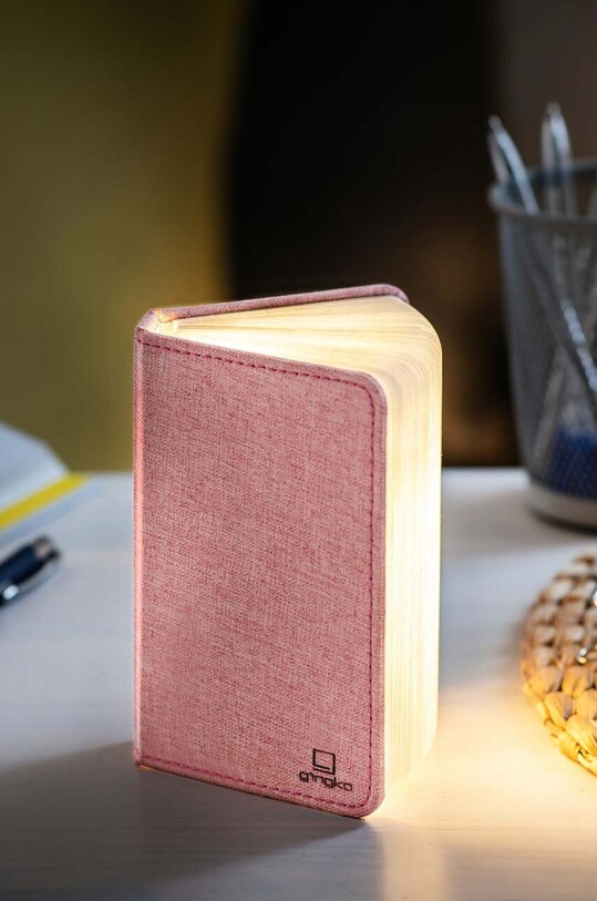 Living și dormitor Gingko Design lampă cu led Mini Smart Book Light GK12F.PK8 roz