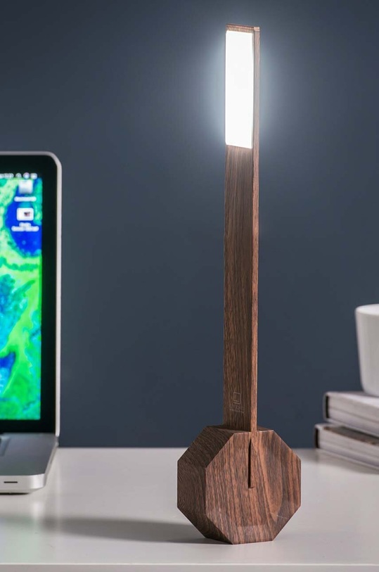 Gingko Design lampă fără fir Octagon maro GK11W8