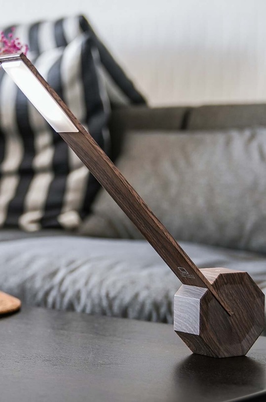 Gingko Design lampă fără fir Octagon GK11W8 maro