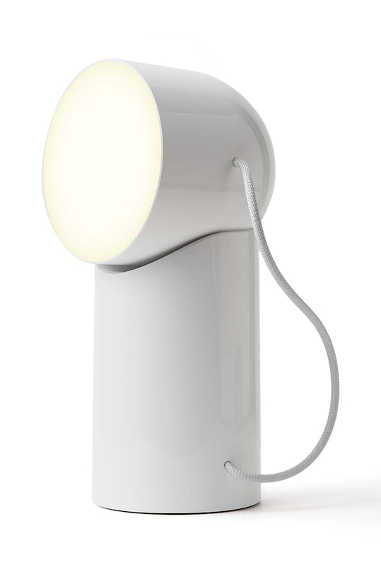 Salon i sypialnia Lexon przenośna lampa led Orbe LH88WG biały