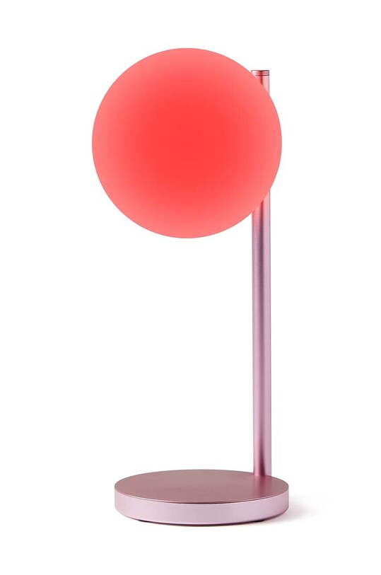 Lexon lampka z ładowarką bezprzewodową Bubble Lamp LH70LP różowy