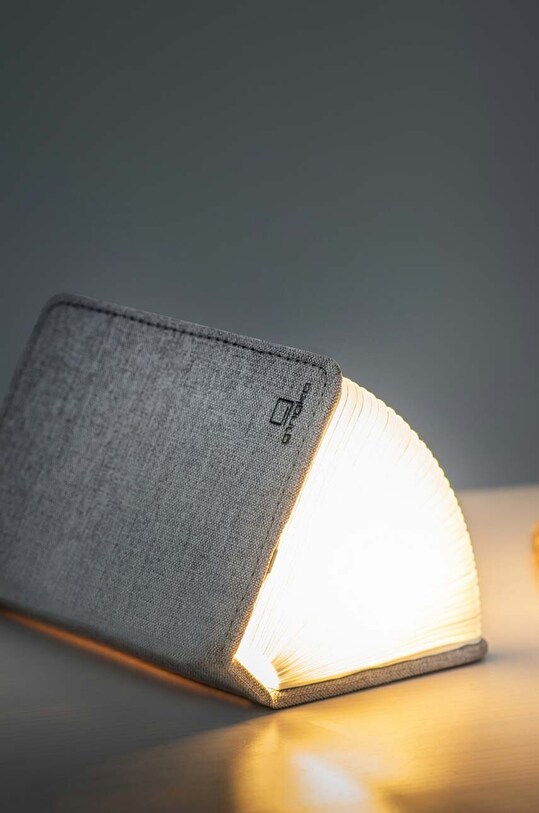 Obývacia izba a spálňa Led lampa Gingko Design Mini Smart Book Light GK12F.GY8 sivá