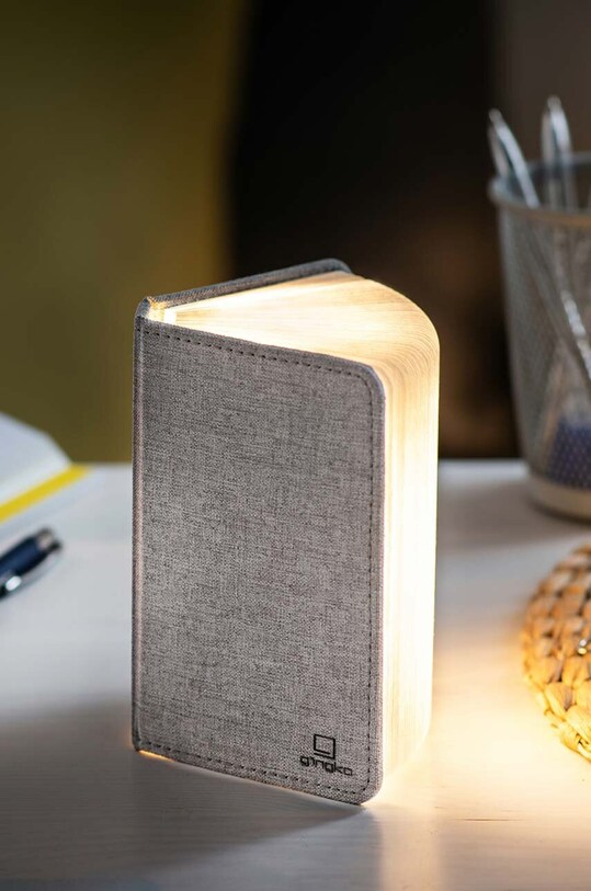 Led lampa Gingko Design Mini Smart Book Light sivá GK12F.GY8