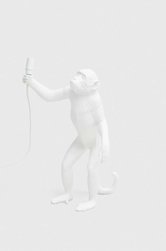 Seletti lampada da tavolo Monkey Lamp Standing bianco 14880