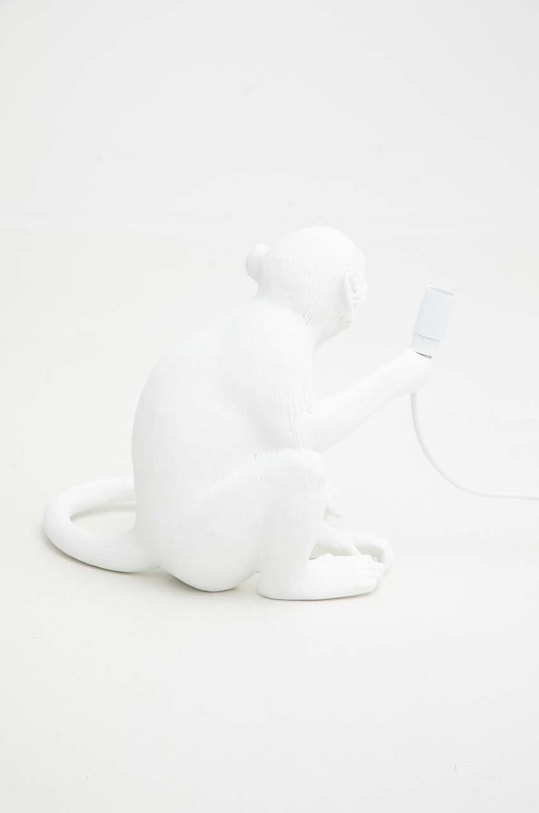 Вітальня та спальня Настільна лампа Seletti Monkey Sitting 14882 білий
