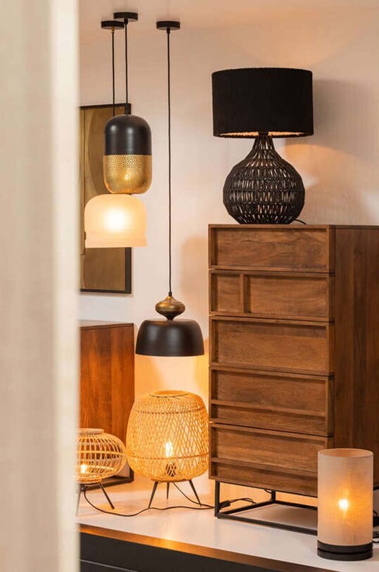 Настільна лампа Basiclabel Laut бежевий 200334.N