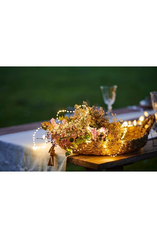 Dnevna soba in spalnica Svetlobna veriga Sirius Kiki, 155 LED, 2m+ 5m 30900 zelena