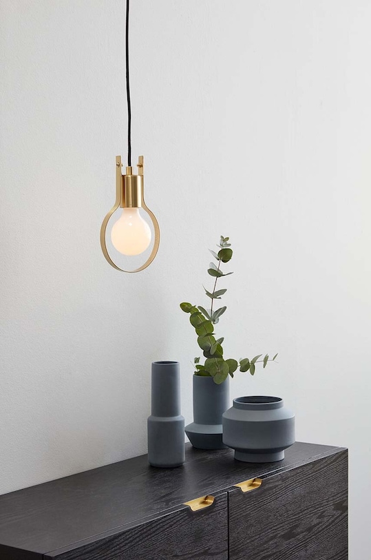 Вітальня та спальня Настільна лампа Hübsch Flip 890703 жовтий