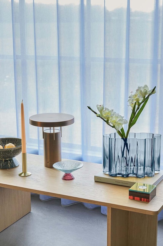 Obývací pokoj a ložnice Stolní lampa Hübsch .BringMe 961502 hnědá