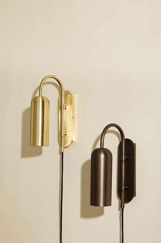 Настінна лампа Hübsch Zenith 991507 коричневий AA00