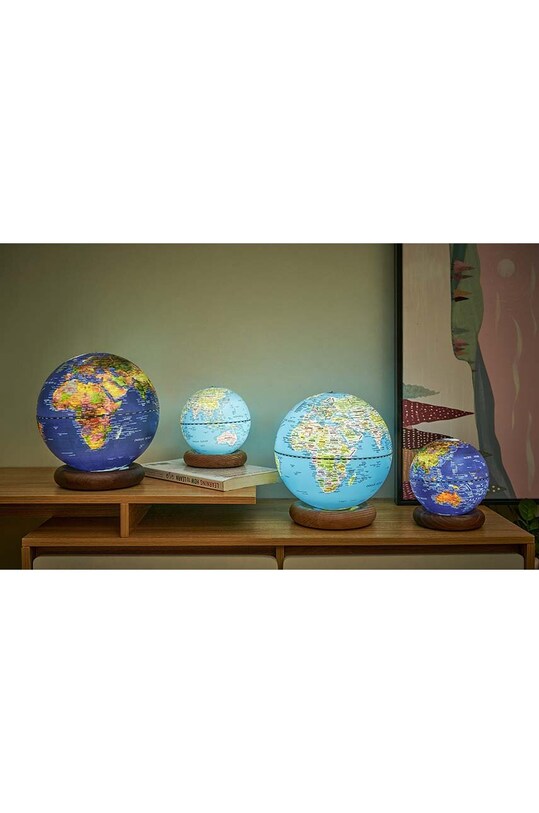 Ασύρματο φωτιστικό led Gingko Design Atlas Globe Mini G038M.WT