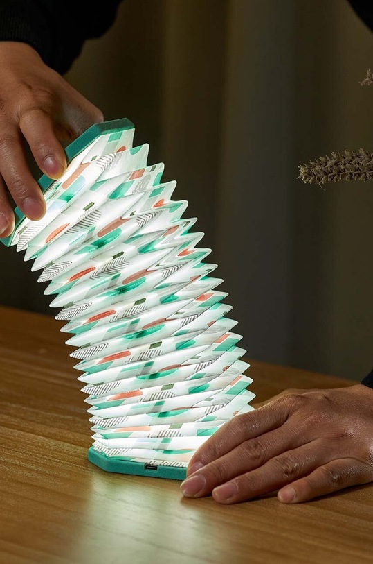 Gingko Design lampă cu led Velvet Accordion Lamp G006GM