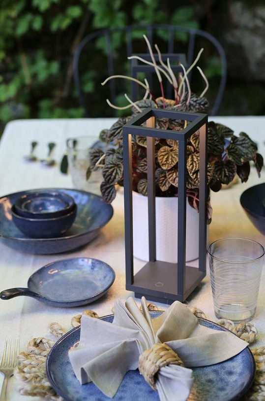 Бездротова настільна лампа Zafferano Home Pro LD0258N3 чорний