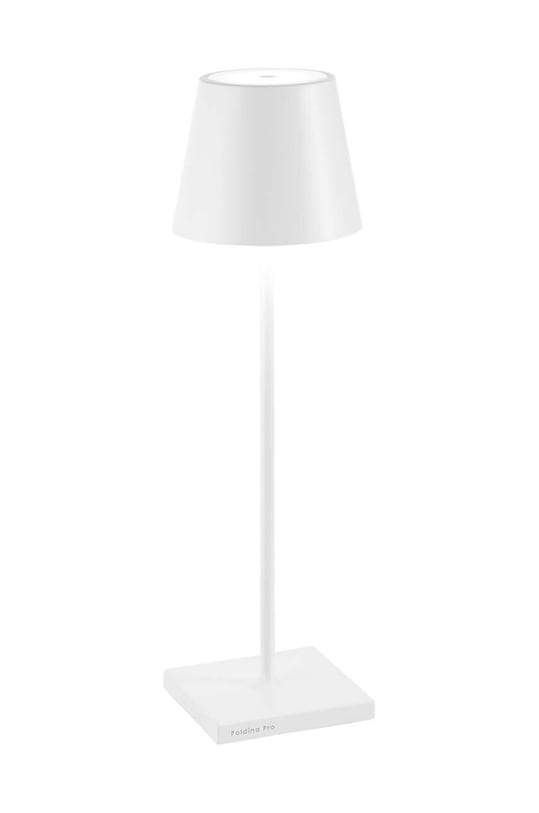 Zafferano lampa stołowa bezprzewodowa led Poldina Pro biały LD0340B3