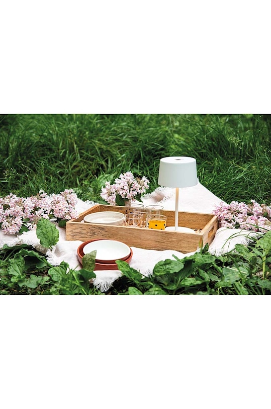 Zafferano lampa stołowa bezprzewodowa Olivia Pro Mini LD1860B3 biały AA00