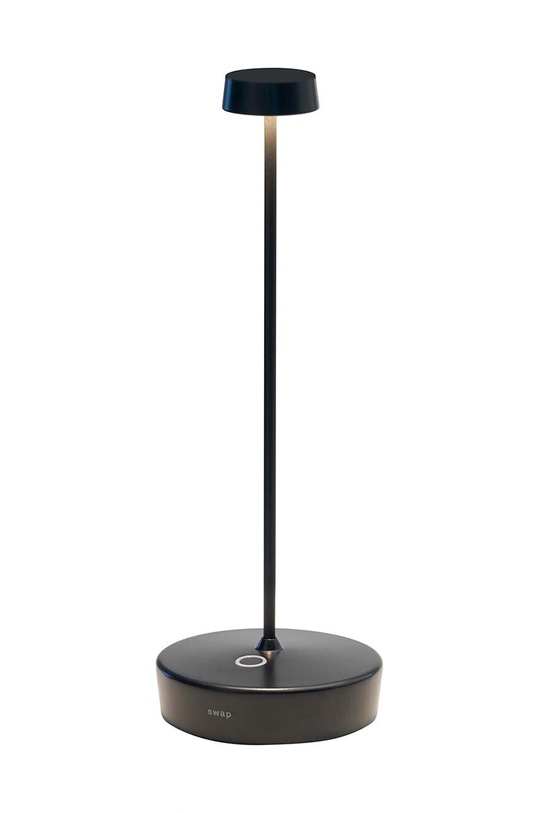 Zafferano lampa stołowa bezprzewodowa led Swap czarny LD1030N3