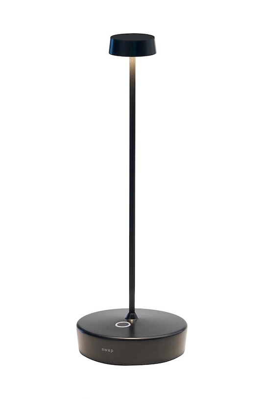 Bezdrátová stolní LED lampa Zafferano Swap černá LD1030N3