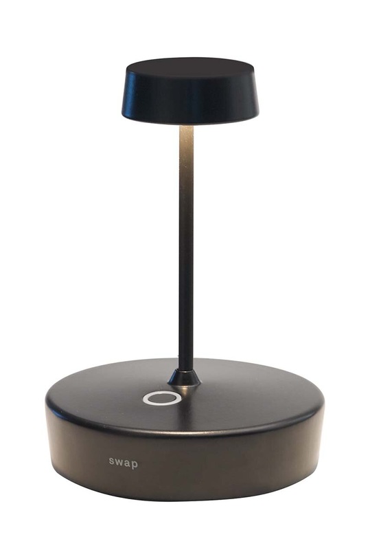 Zafferano lampa stołowa bezprzewodowa led Swap MIni czarny LD1011N3