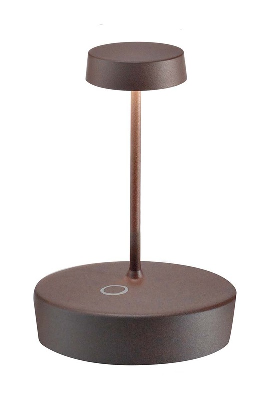 Zafferano lampa stołowa bezprzewodowa led Swap Mini brązowy LD1031R3